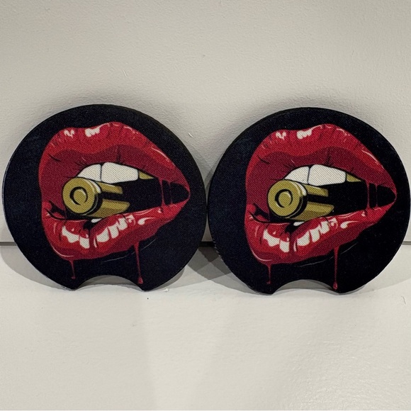 2pcs Car Coasters Decoration - Picture 1 of 7